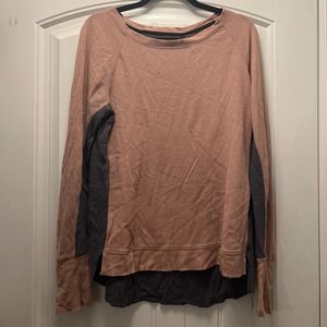 Calvin Klein Pink and Gray Sweatshirt